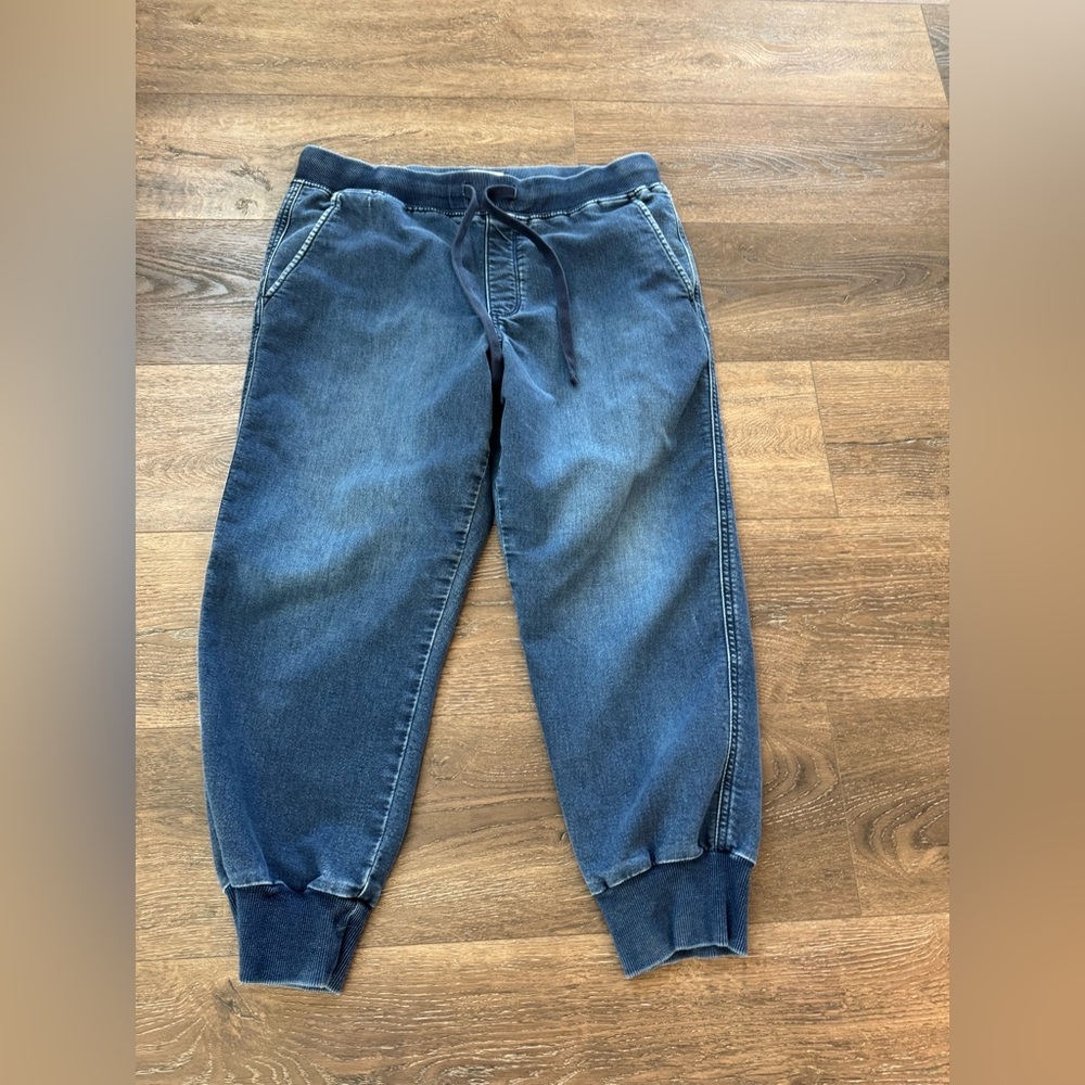 GAP Blue Jogger Pants, women’s size medium petite - Picture 2 of 7